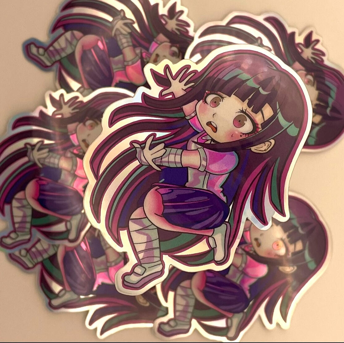 Mikan Tsumiki Holographic Stickers!