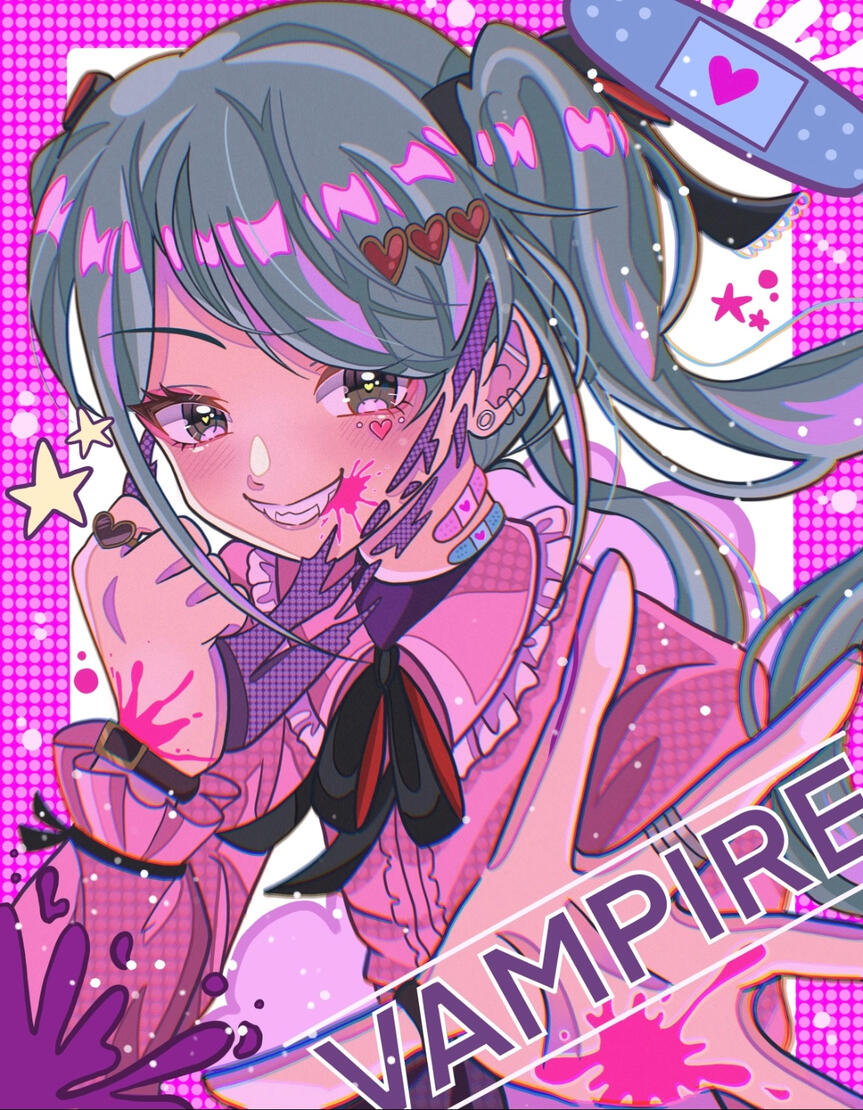 Vampire Miku Fanart; Siold as posters and prints